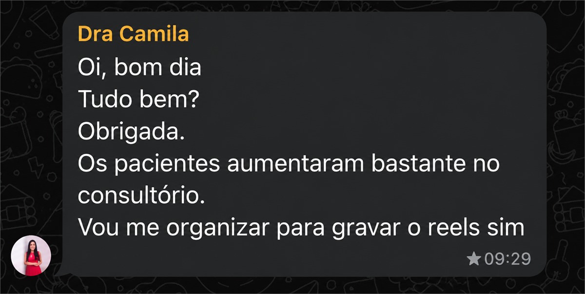 Depoimento WhatsApp