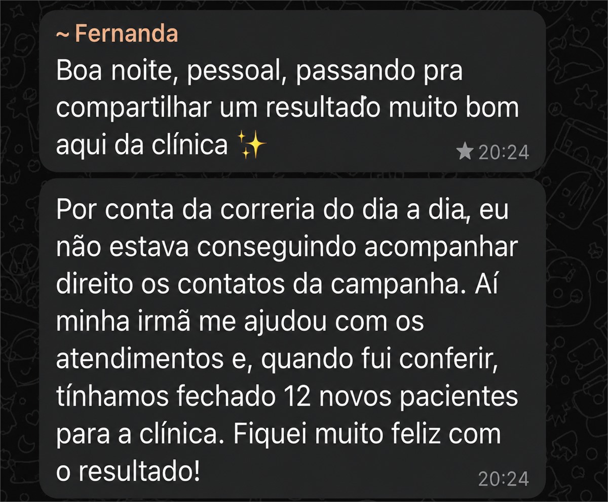 Depoimento WhatsApp